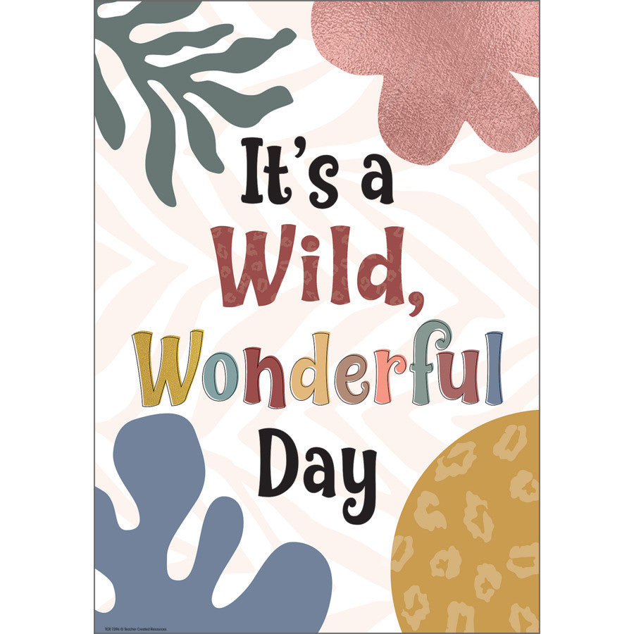 It’s a Wild, Wonderful Day Positive Poster