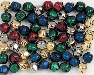 Jingle Bells - Multicolour 15mm (100 Pk)