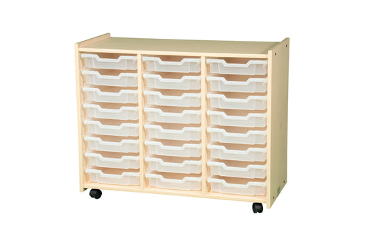 Large Interchangeable Bin Storage units with Bins (33"x18"x41.5")