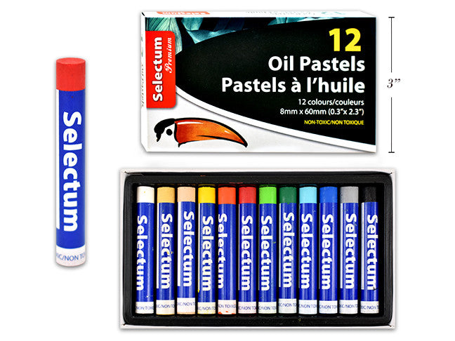 Large Oil Pastels (12 Pack)