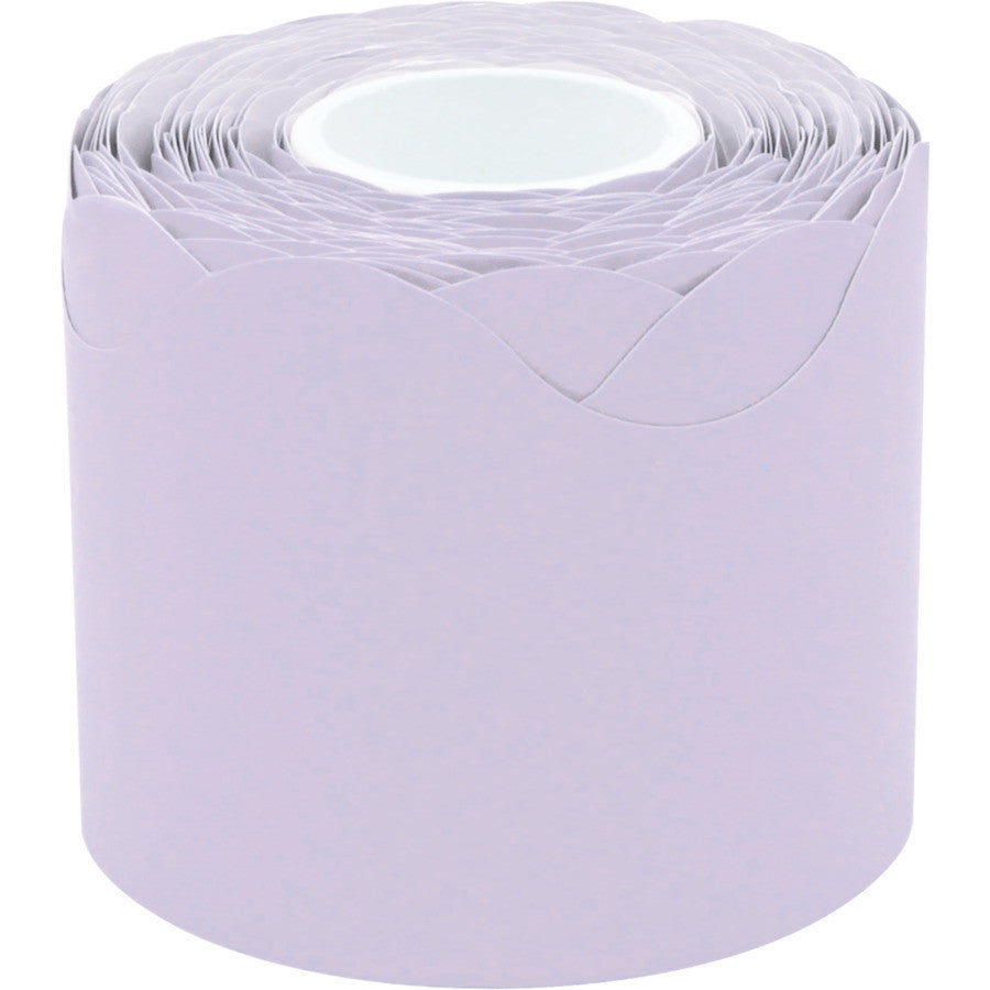 Lavender Scalloped Rolled Border Trim