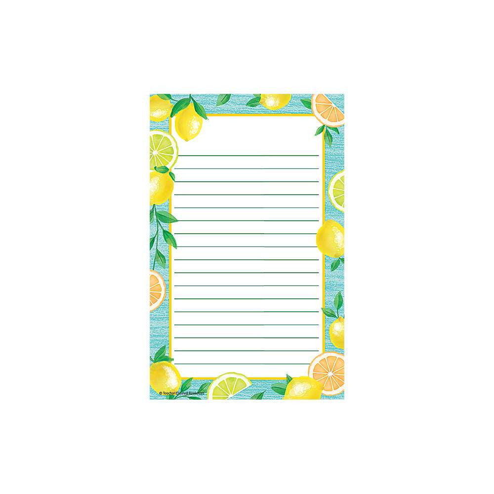 Bloc-notes zeste de citron