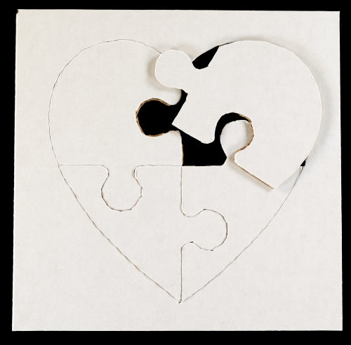 Love You To Pieces Heart Puzzles (12 pcs)