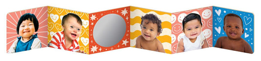 Baby Faces (A Tummy Time, High Contrast, Accordian Board Book)
