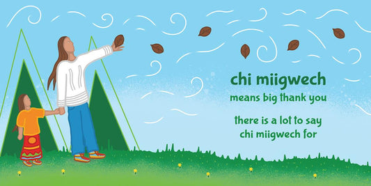 Chi miigwech, un grand merci