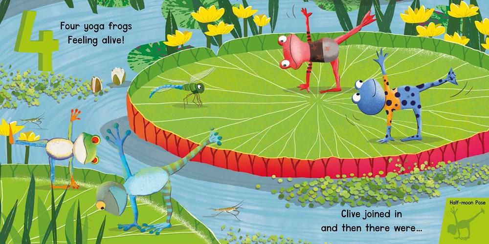 Ten Little Yoga Frogs