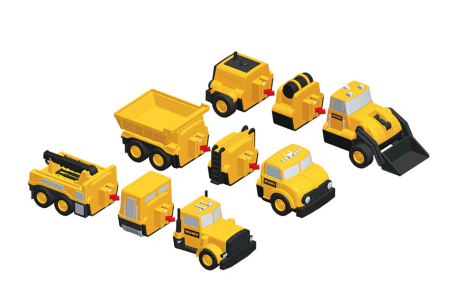 Match or Mix Vehicles - Construction