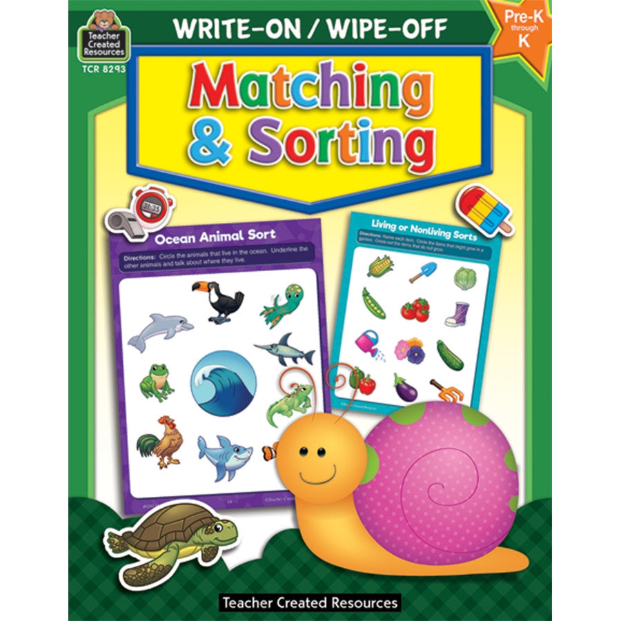 Match & Sort - Write-On Wipe-Off Book