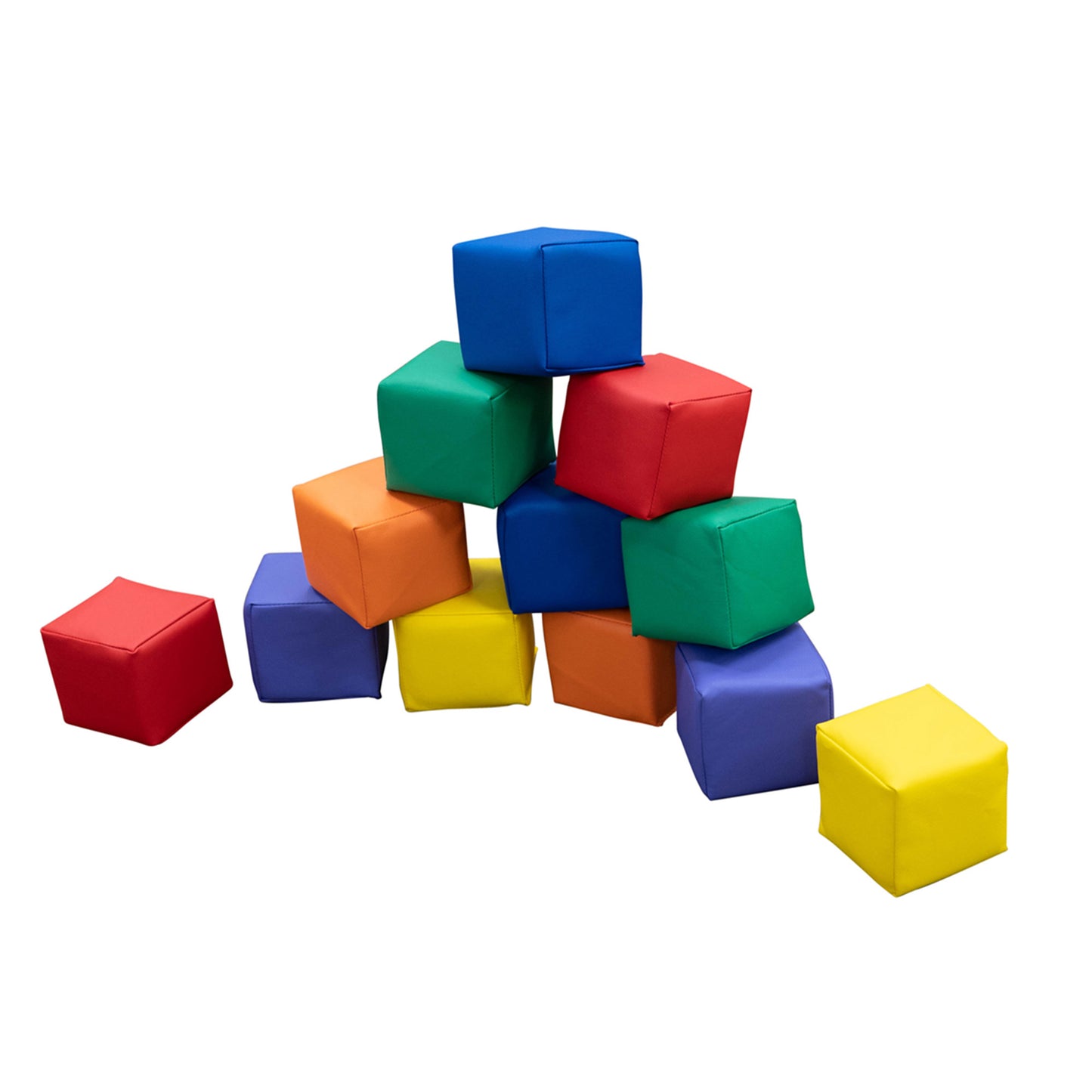 Matching Mat and Block Set- Rainbow