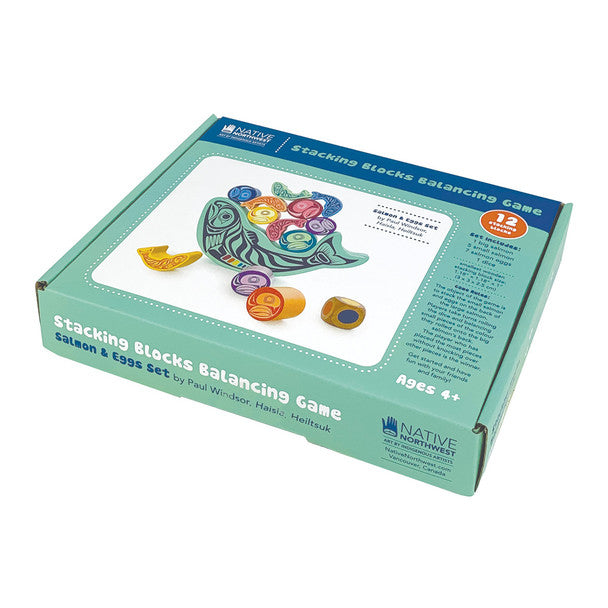 Salmon and Eggs- Balancing Game (14 Pieces)