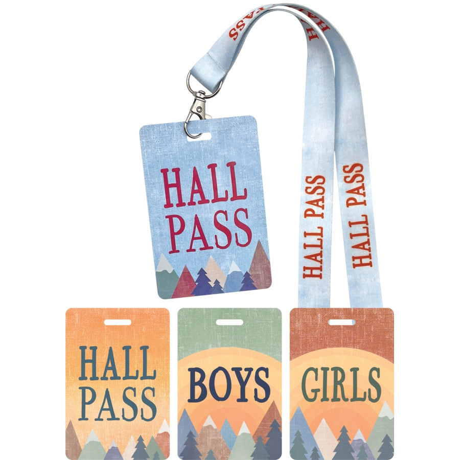Moving Mountains Hall Pass Lanyards