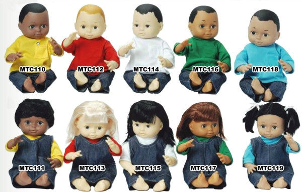 Multi-Ethnic School Dolls