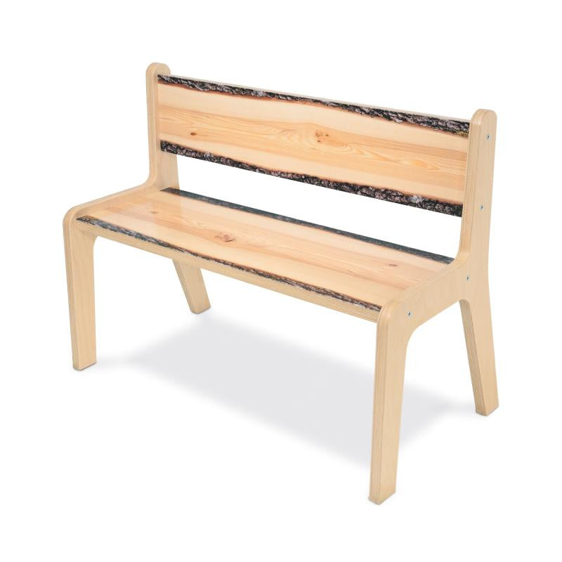 Nature View Live Edge Bench 10"H