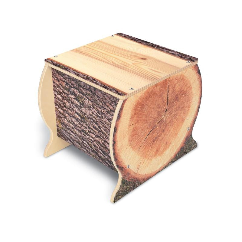 Nature View Live Edge Small Log Bench 12"H