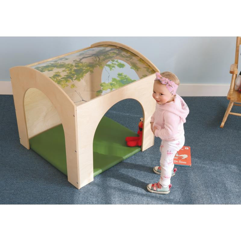 Nature View Toddler Reading Haven with Floor Mat