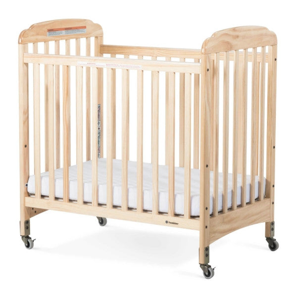 Next Gen Serenity® Compact Crib - Compact Fixed-Side - Slatted Panels