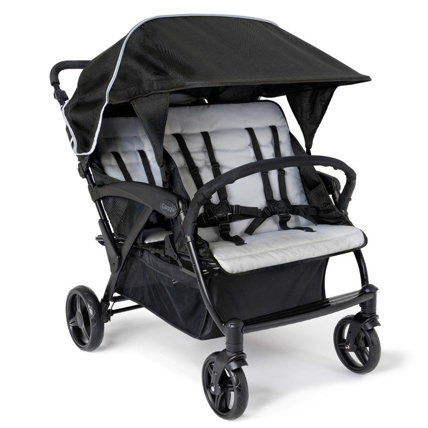 Odyssey Quad 4-Passenger Stroller (Black/Gray)