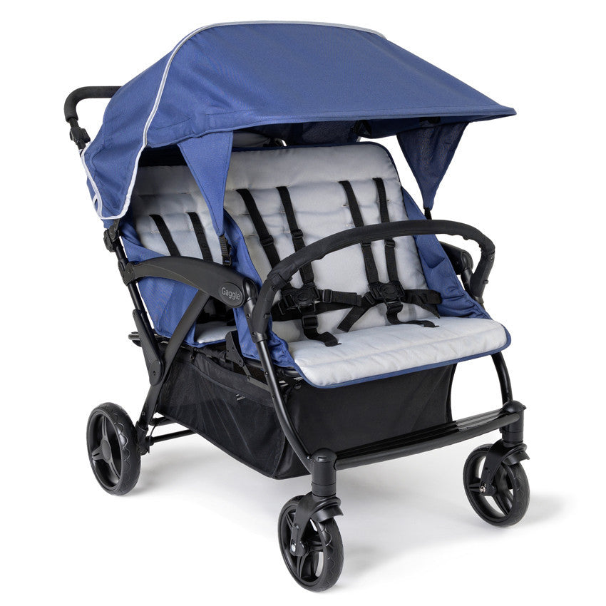 Odyssey Quad 4-Passenger Stroller (Navy/Gray)