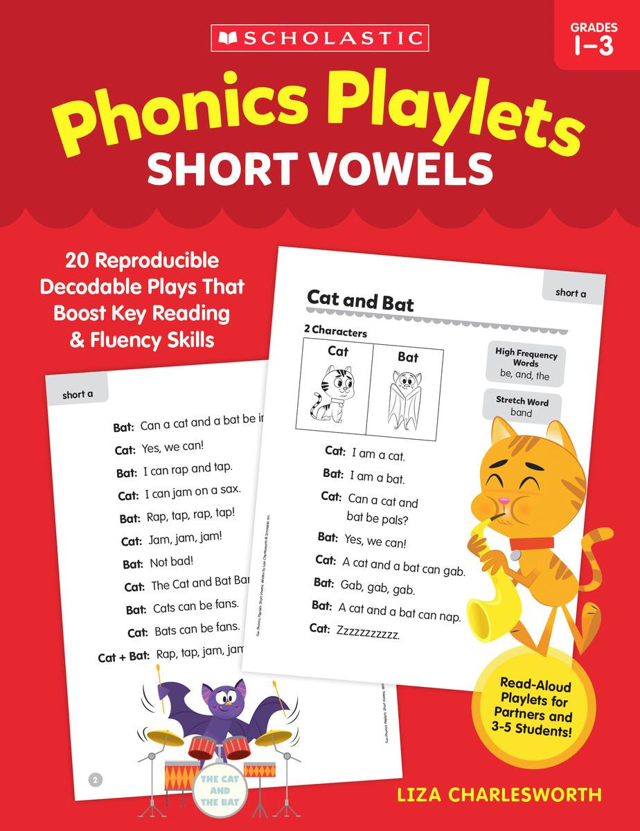 Phonics Playlets: Short Vowels