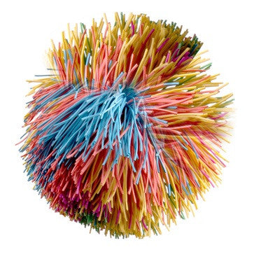 Balle anti-stress pompon