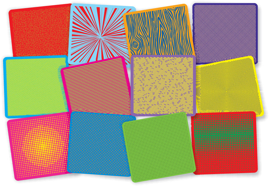 Pop Art Rubbing Plates