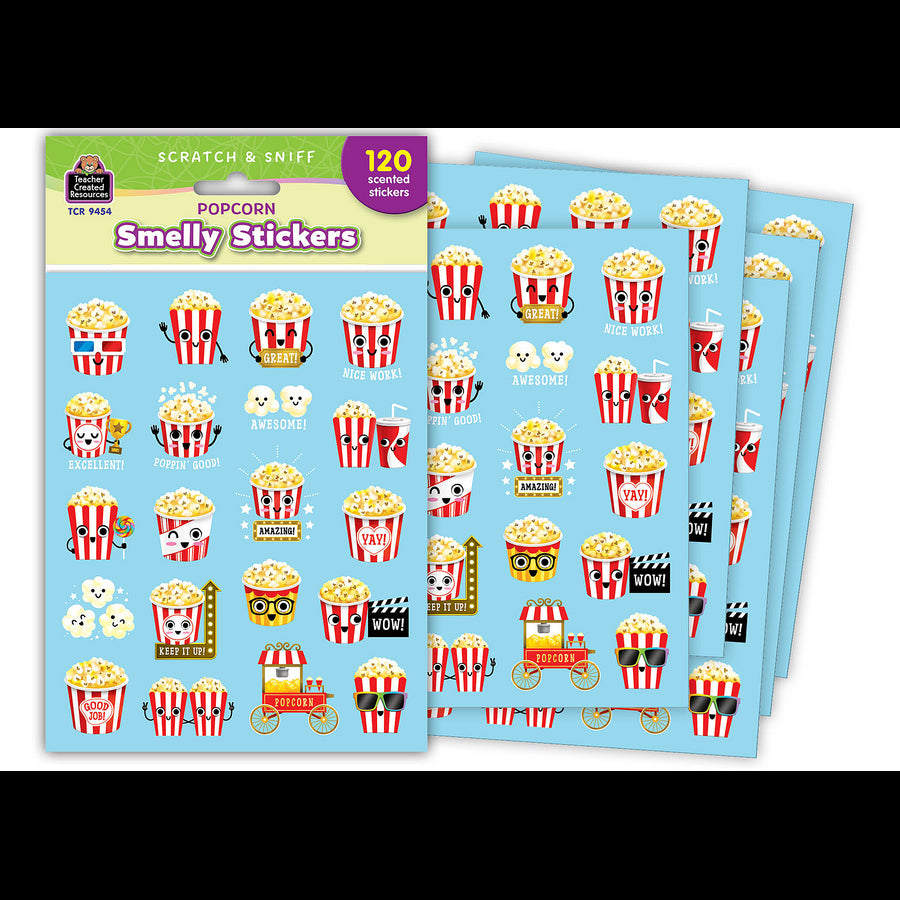Popcorn Smelly Stickers