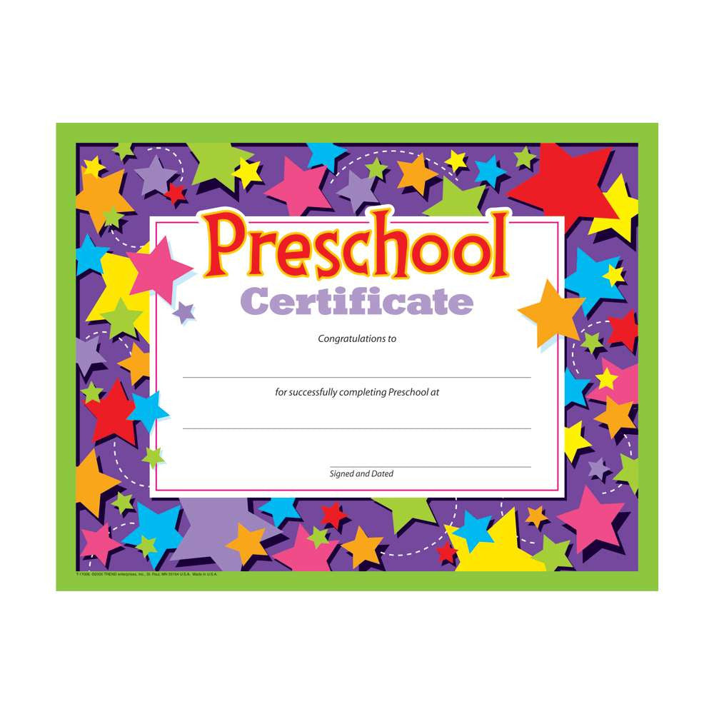 Preschool Certificate