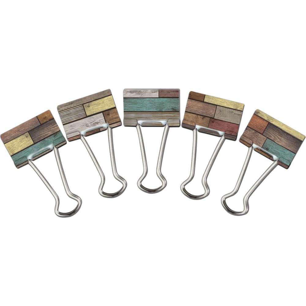 Reclaimed Wood Medium Binder Clips