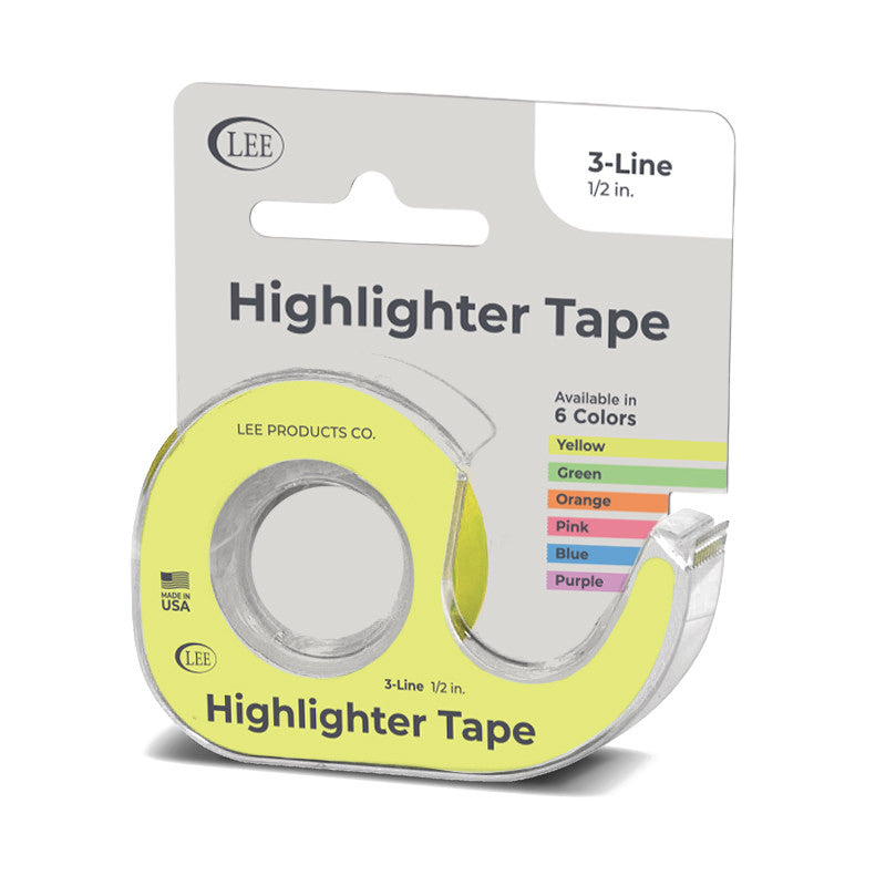 Removeable Highlighter Tape - Yellow