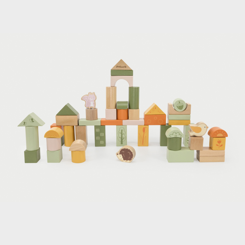 Wooden Blocks (50 pcs)