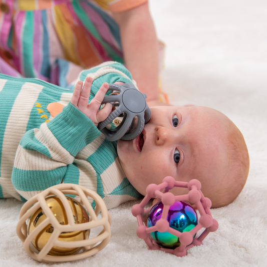 SiliSoft Sensory Steel Balls - Earth - 6 Pieces