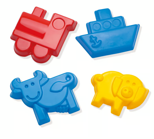 Sand Moulds - Packs (Assorted Shapes & Colours)