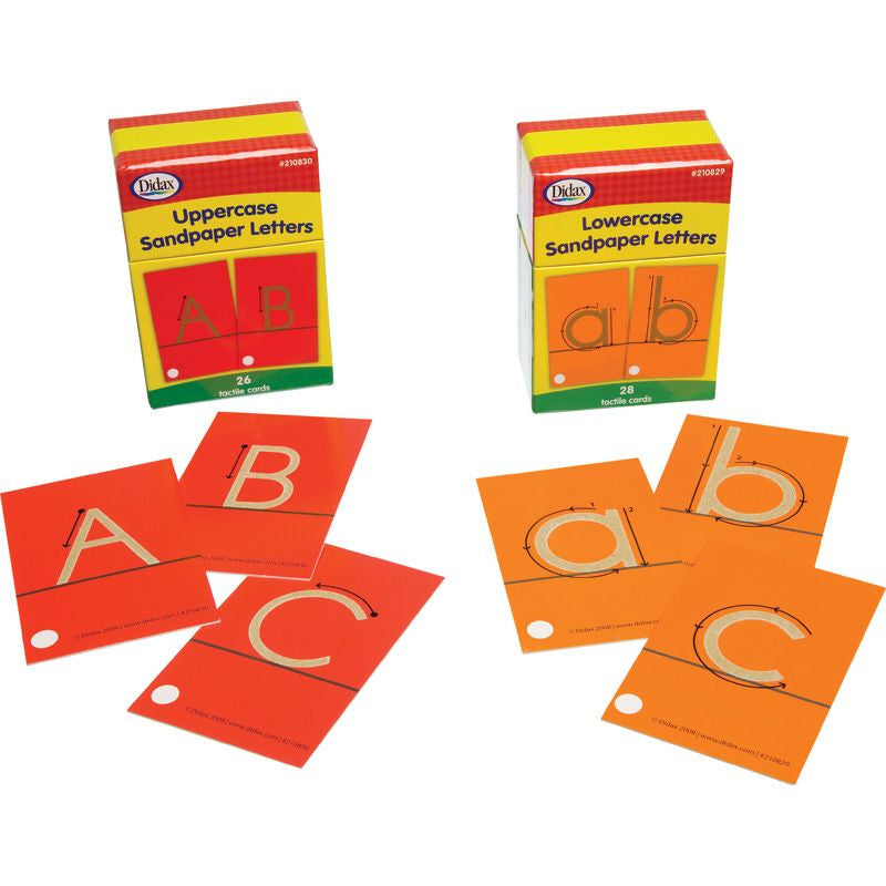 Sandpaper Tactile Letter-Uppercase & Lowercase