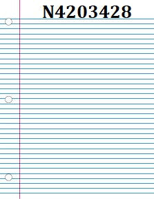 Senior Exercise Books - 8.5"x11" (3 holes, 40 pages, 25/pk)