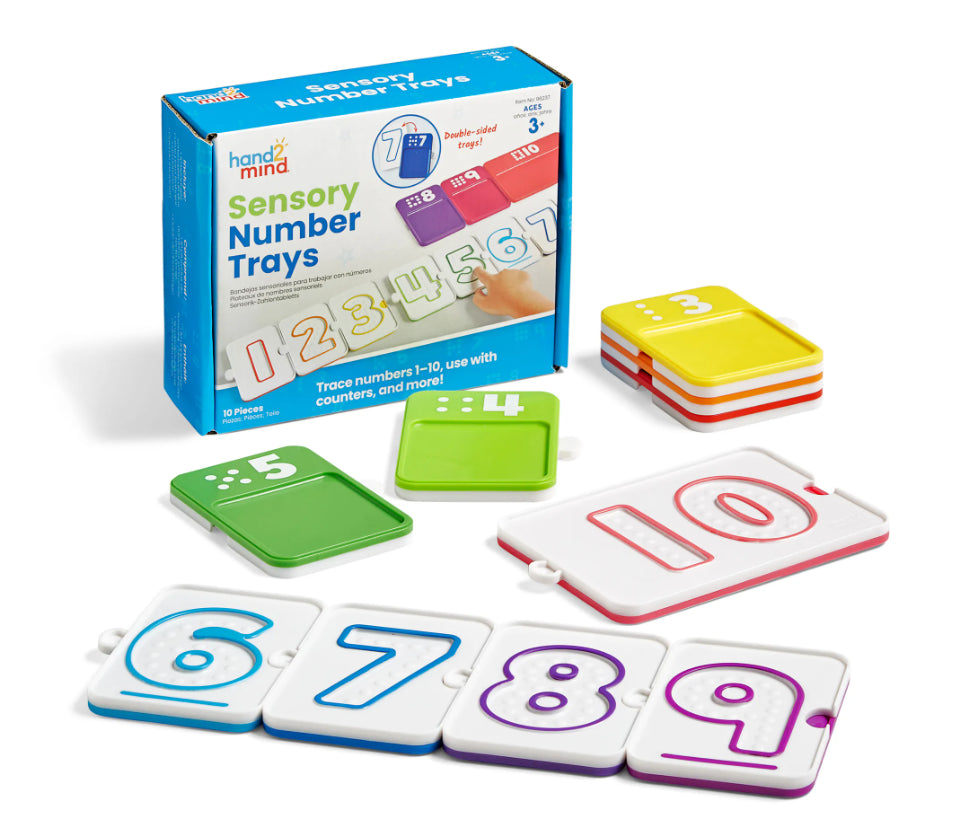Sensory Number Trays