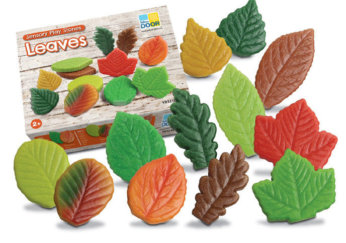 Sensory Play Stones - Leaves