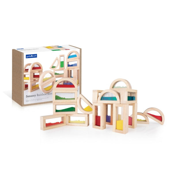 Sensory Rainbow Blocks 18Pcs