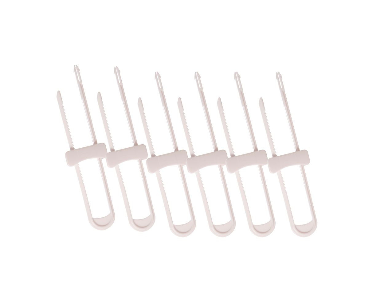 Sliding Locks - 6 Pack (White)