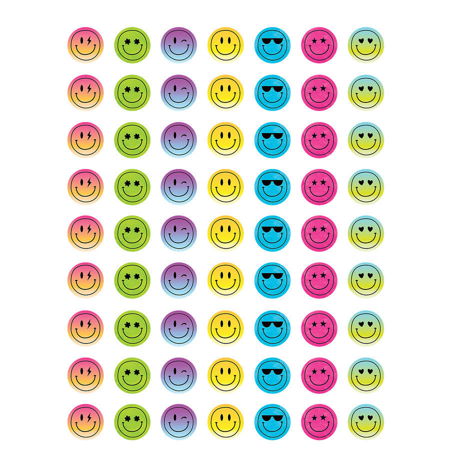 Smiley Faces Mini Stickers - 378 Pieces