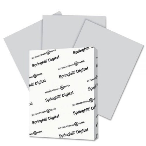 Vellum Bristol Cover Paper - 8.5" x 11" - Grey - 250 Sheets