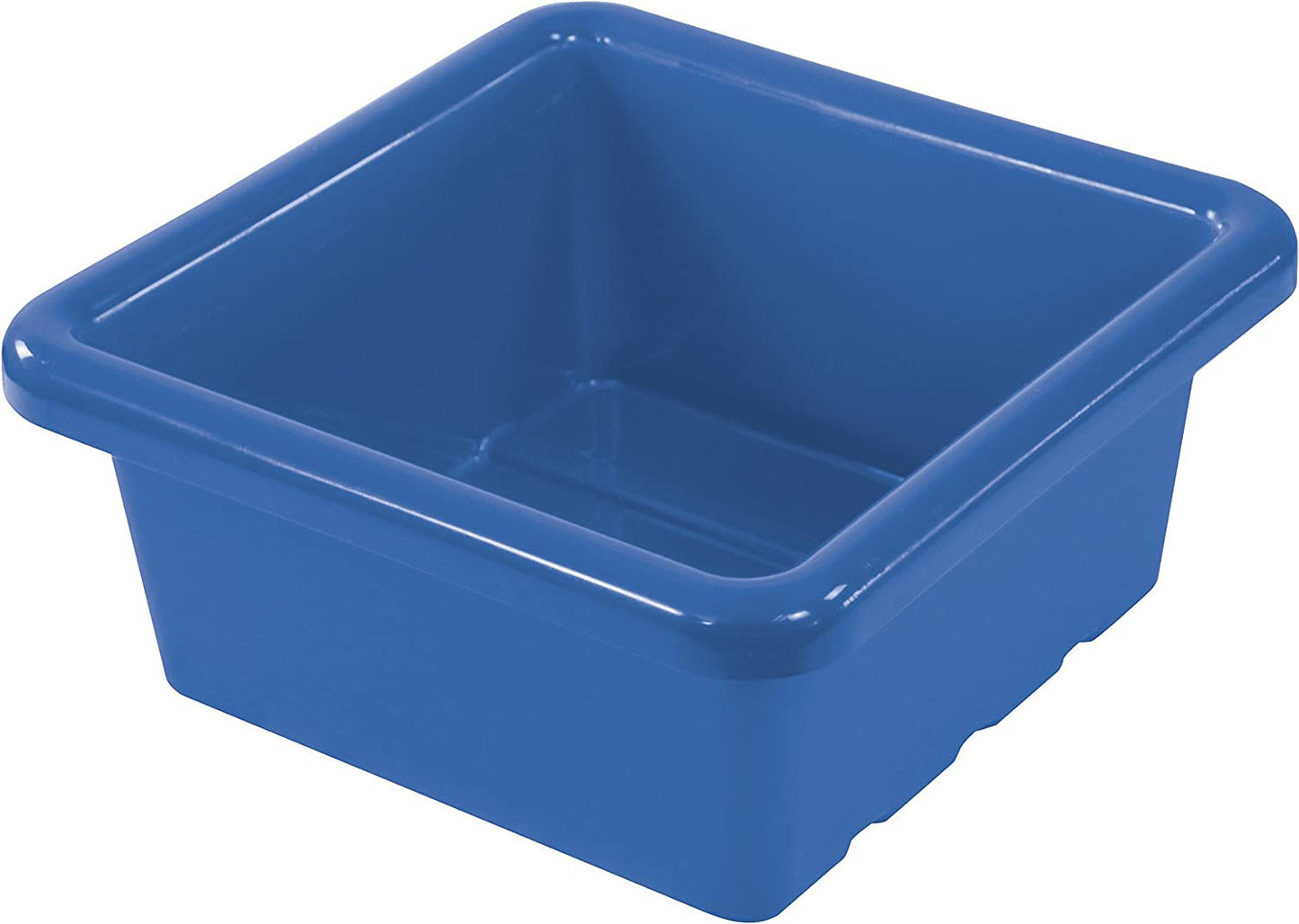 Square Tray Blue With Lid