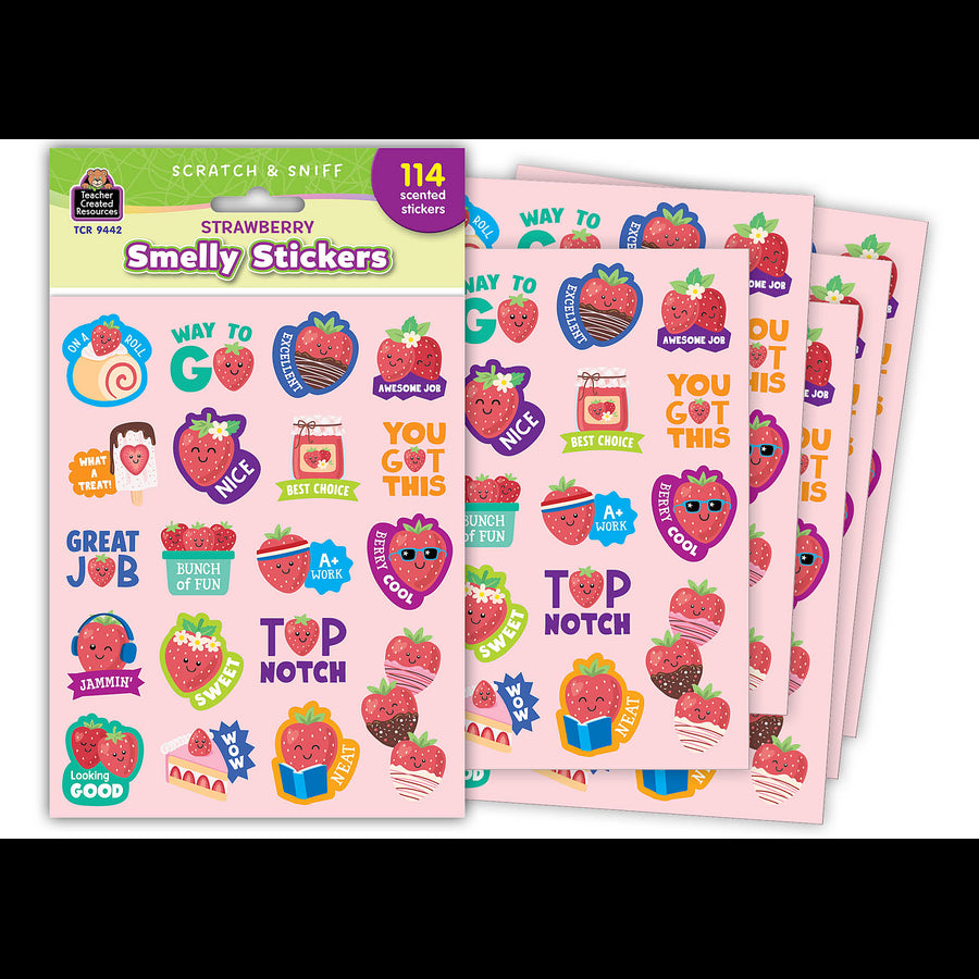 Strawberry Smelly Stickers