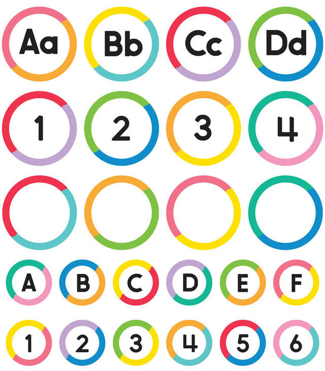 Student Numbers and Word Wall Letters Mega Pack Cutouts