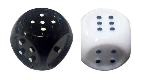 Tactile Dice (Black or White)