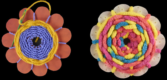 Take-Home Weaving Flowers (32 pcs)