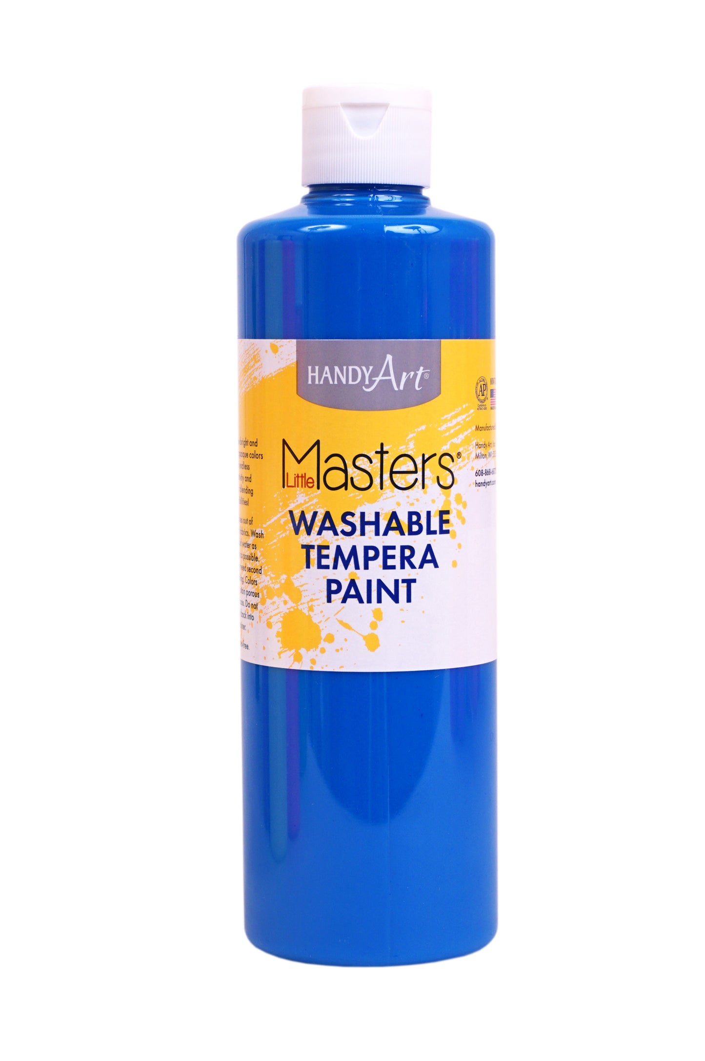 Little Masters® Tempera Washable Paint - Fluorescent Colours - 473ml