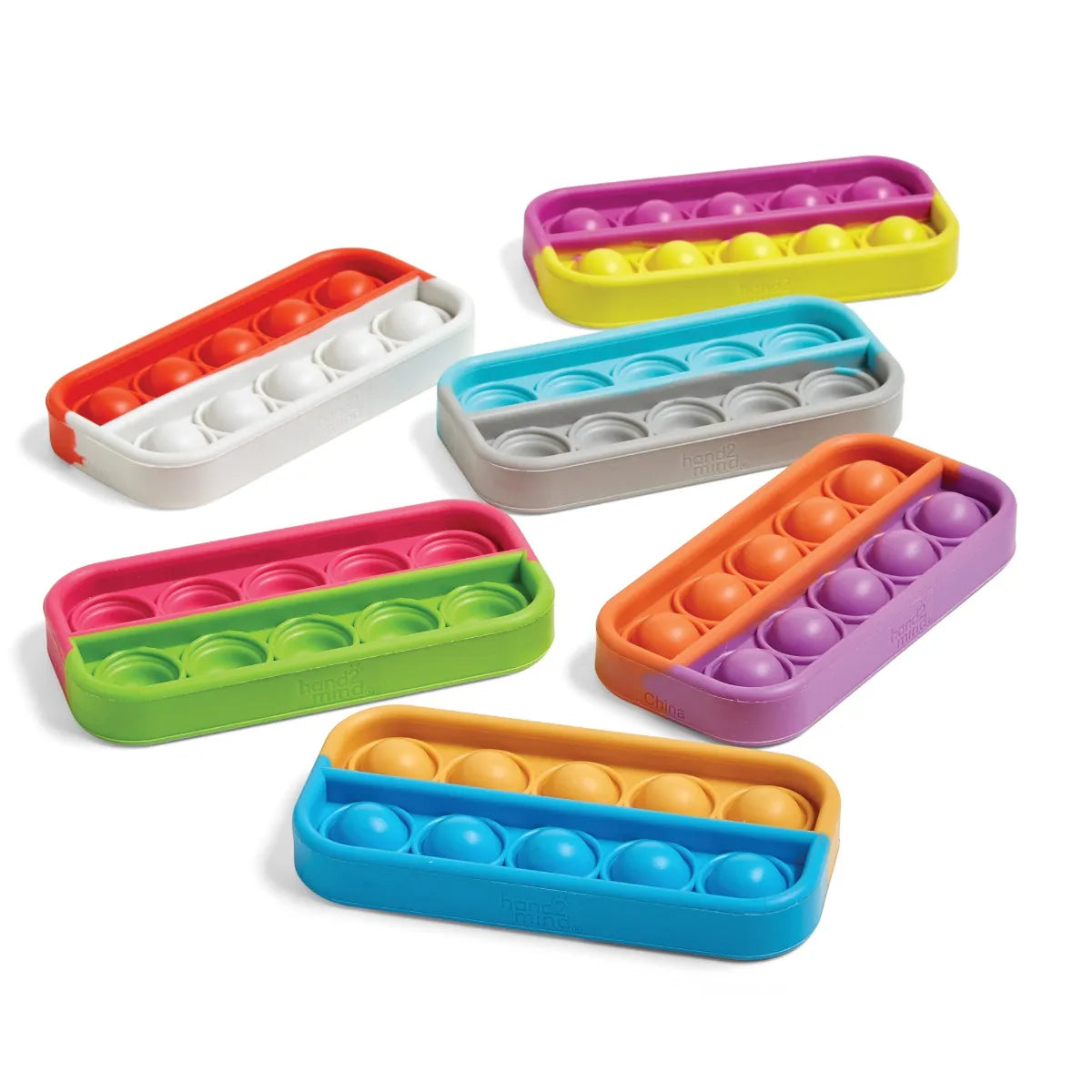 Ten-Frame Sensory Bubble Poppers, Set of 6