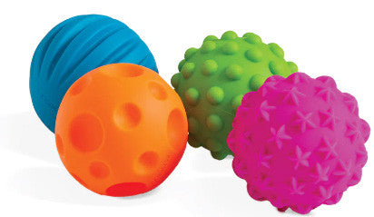 Textured Mini Balls - Set of 4
