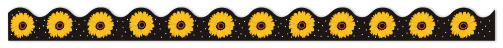 The Hive Black Floral Polka Dots Trimmer 37'