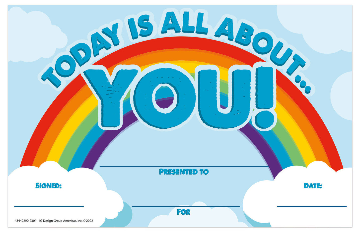 Today Is All About... You Recognition Awards! (36/pk)